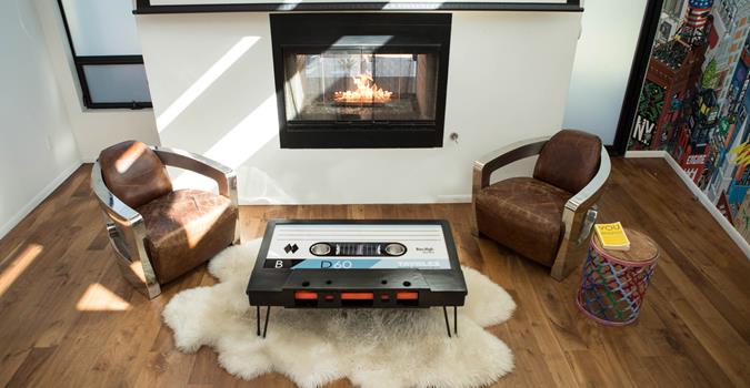 TAYBLES The Original Cassette Tape Coffee Table